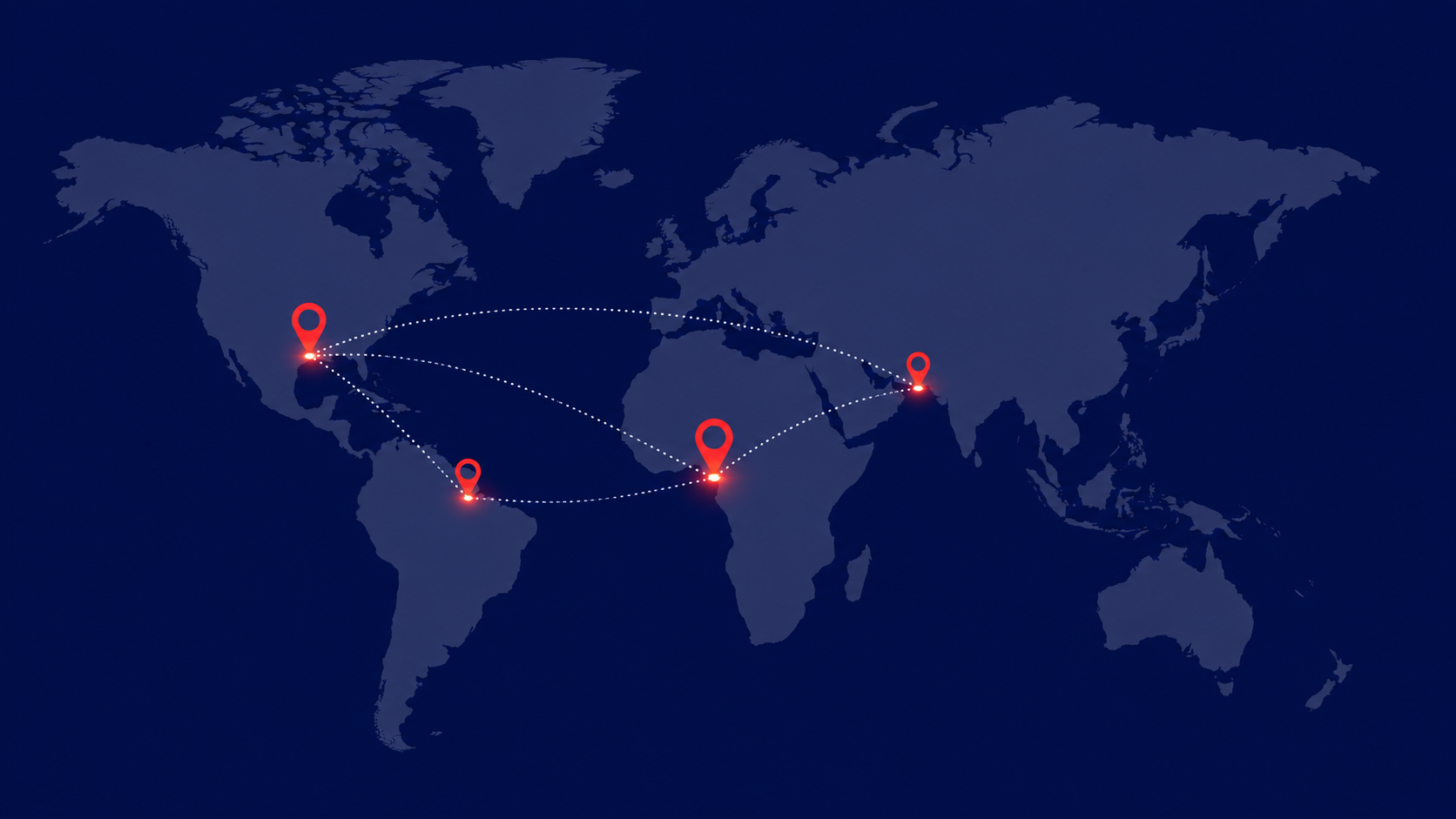 UniServe global operations — United States, Latin America, West Africa, Middle East
